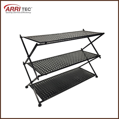 3 Tier New Arrival Supplier Portable Foldable Wire Rack Metal Floor Stand Boot Shoe Rack Metal Shoe Arrival Technology Xiamen Co Ltd